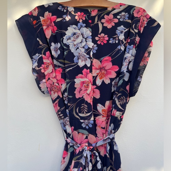 ELIZA J Obi Floral Print High/Low Dress Size 14 Petite - Picture 12 of 17